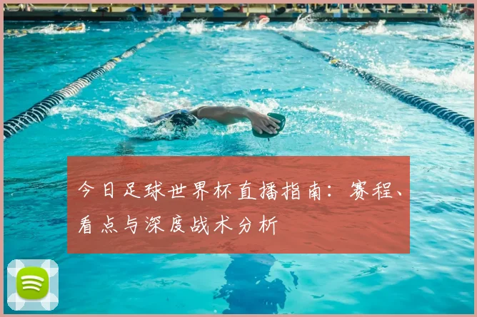 今日足球世界杯直播指南:赛程、看点与深度战术分析